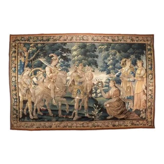 Impressive 17th Century Flemish Historical Tapestry For Sale