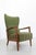 Danish Modern Lounge Chair in Beech and Green Wool by Fritz Hansen, 1940s For Sale - Image 6 of 18