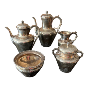 An American Silver Five-Piece Tea and Coffee Service Mark of Tiffany & Co., New York. Circa 1865