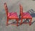 Vintage Pair of 19th Century Style English Chippendale Side Chairs For Sale - Image 4 of 8