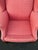 Vintage Pink Leopard Upholstered Chippendale Wingback Chair For Sale - Image 4 of 8