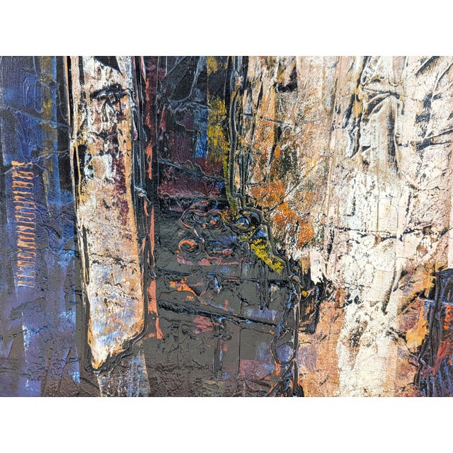 Contemporary Pierre Olié "Super Hero" Contemporary Dark Toned Expressive Abstract Figurative Painting, Early 21st Century For Sale - Image 3 of 12