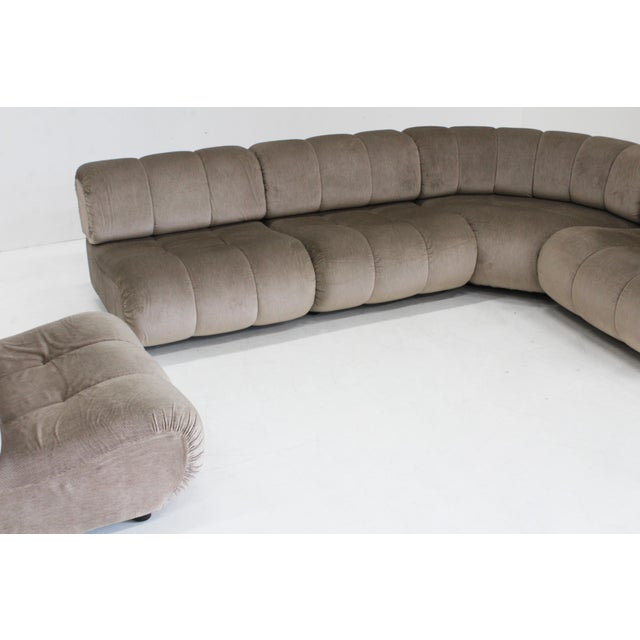 Vintage Italian Modular Sofa by Giuseppe Munari, Italy, 1970s, Set of 5 For Sale - Image 11 of 15