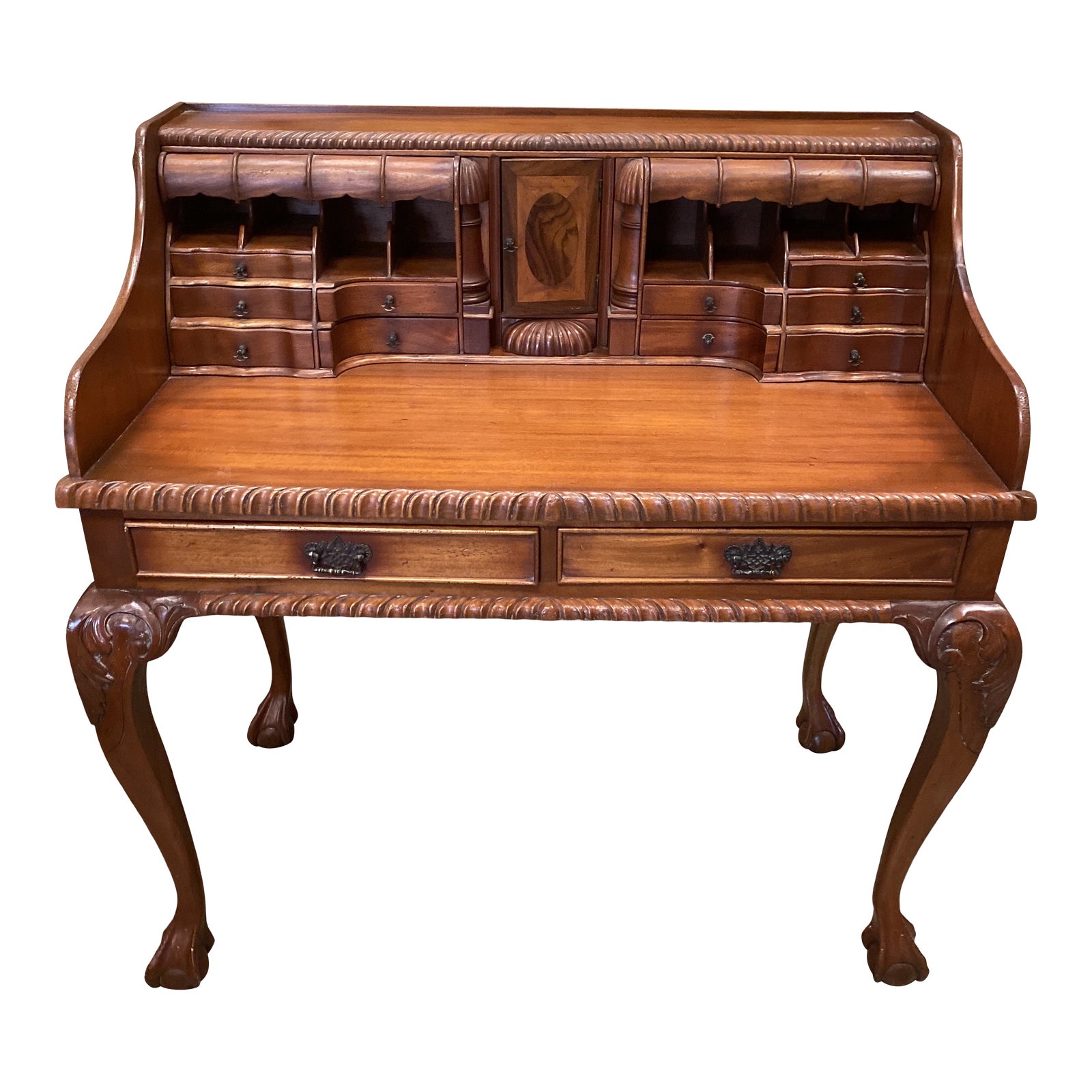 1970s Wooden Secretary Desk With Hidden Compartments** Chairish