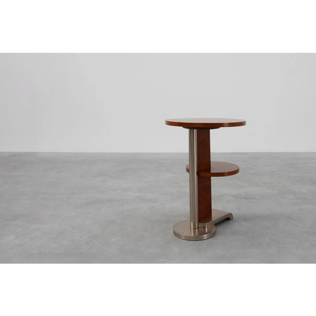 Art Deco Modernist Two-Tiered Side Table, France, 1920s For Sale - Image 12 of 15