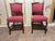 Antique Victorian Style Hand Carved Lion Feet Dining Chairs. Set of 3 For Sale - Image 4 of 17