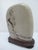 Chinese Chinese Natural Painting Dream Stone Meditational Scholars Siltstone Wood Stand For Sale - Image 3 of 12