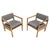 Set of MCM Armchairs in Ash by Bernardo Bernardi, Yugoslavia, 1960s For Sale - Image 15 of 15