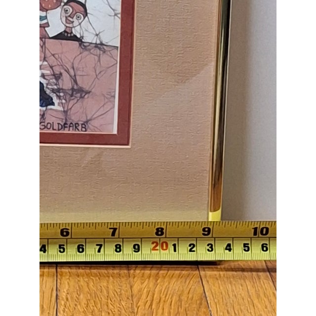 Offered for sale is a charming, signed limited-edition offset lithograph titled Shabbat Shalom by the renowned Israeli...
