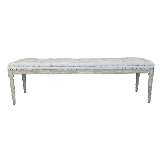 19th Century Gustavian Backless Bench For Sale