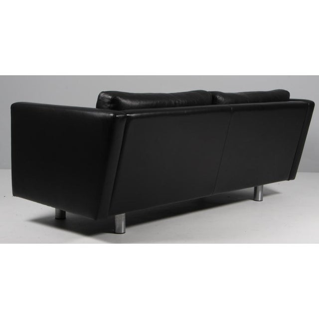 Metal Three-Seat Sofa by Erik Jørgensen For Sale - Image 7 of 8