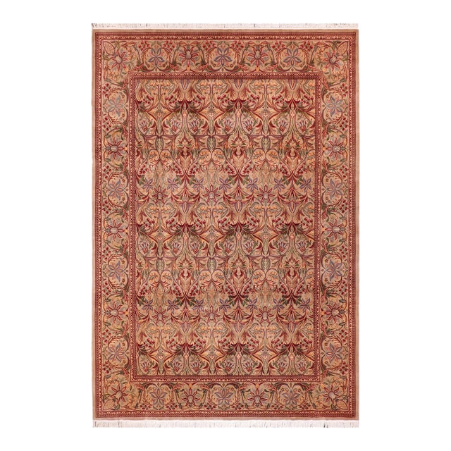 International Pak-Persian Taupe/Gray Wool Rug - 9'1'' X 12'6'' For Sale