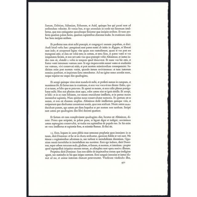 1969 Salvador Dalí Biblia Sacra "Veni, Domine Jesu" (Come, Lord Jesus) For Sale - Image 9 of 11