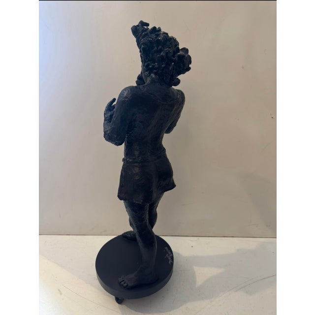 Vintage Woman Sculpture For Sale - Image 9 of 12