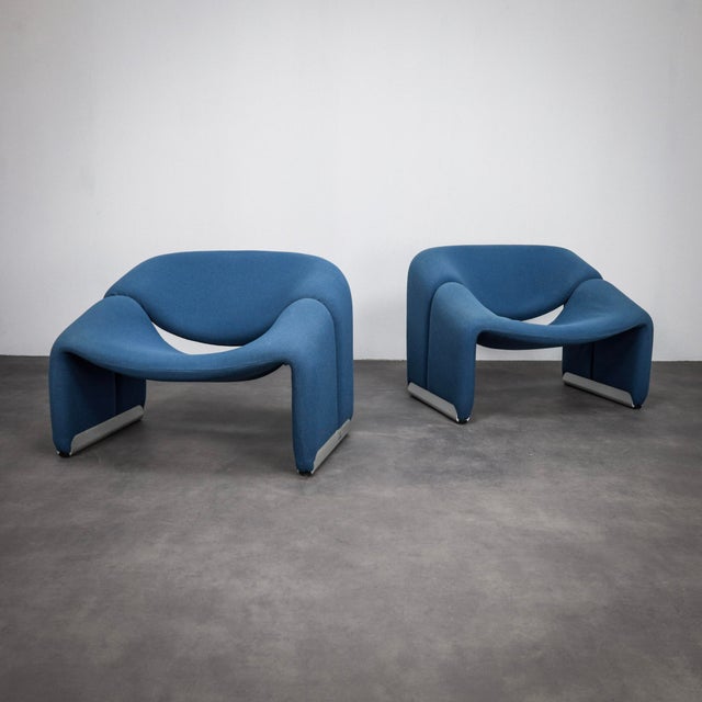 F598 Groovy Chairs by Pierre Paulin for Artifort, 1970s, Set of 2 For Sale - Image 11 of 11