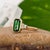 2020s 1.5cts Tsavorite Garnet Ring With Natural Diamond Accents: Solid 14k Gold, Size 6.75 For Sale - Image 5 of 8