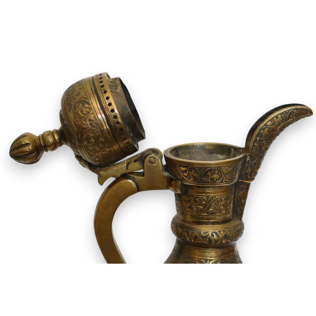 Antique Islamic Teapot in Brass Bukhara, 1900s For Sale - Image 14 of 17