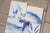 Baroque 18th Century Portuguese Hand-Painted Landscape Tiles Featuring Botanical Motifs in Cobalt Blue & White, Set of 6 For Sale - Image 3 of 6