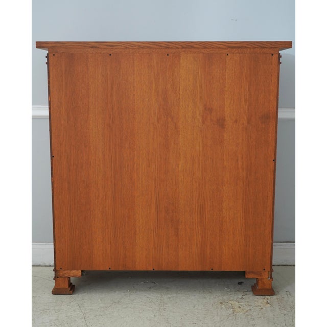 Swartzendruber Frank Lloyd Wright Inspired Oak Bookcase For Sale - Image 17 of 18
