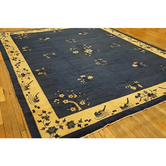 Chinese Early 20th Century Chinese Peking Carpet ( 9' x 11'4" - 275 x 345 ) For Sale - Image 3 of 6