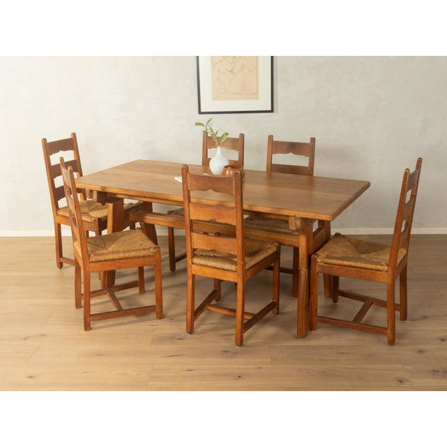 Brutalist Brutalist Farmhouse Dining Table For Sale - Image 3 of 9