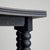 Black Small Antique Early 20th Century Hexagonal Walnut Side Tables with Turned Bobbin Legs, Italy, Set of 2 For Sale - Image 8 of 18