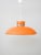 Scandinavian Pendant Lamp in Orange Plastic, 1960s For Sale - Image 9 of 9