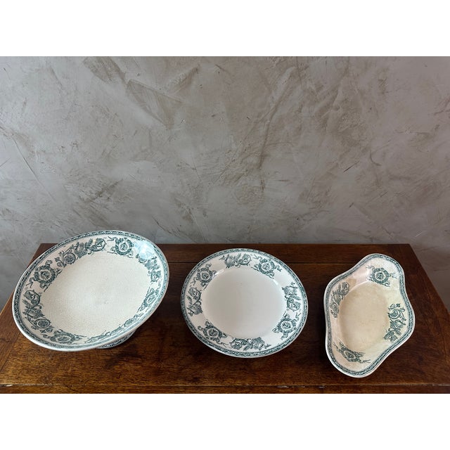 Longwy Iron Land Service, 1890, Set of 60 For Sale - Image 4 of 18