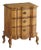 Danish Baroque Revival Three-Drawer Chest in Oak with Brass Hardware, 1940s For Sale