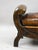 Regency Style Leather Stool, 1919 For Sale - Image 6 of 9