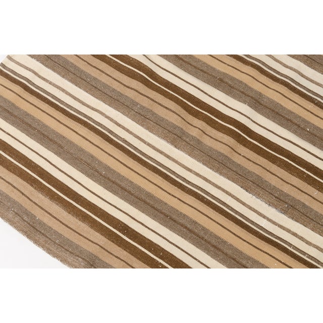 1960s Antique Bohemian Stripe Kilim Rug For Sale - Image 5 of 10