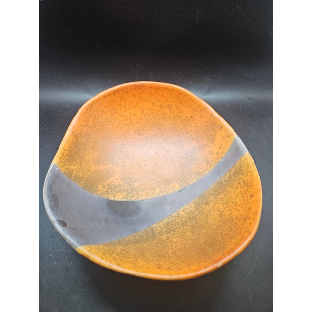 Abstract Handcrafted Raku Pottery For Sale - Image 3 of 4