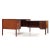 Jens Risom Mid Century Walnut Corner Desk The desk measures: 62 wide x 28 deep x 28.5 high, with a chair clearance of...