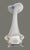 Glass Vintage Hand Blown Art Glass Blue Green & White Jack-in-the-Pulpit Bud Vase 11'' For Sale - Image 7 of 8