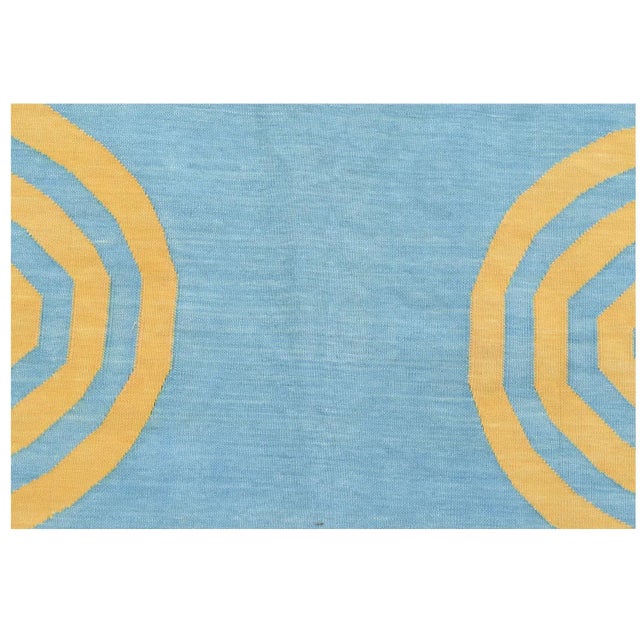 Boho Chic Aelita Rug, 2.5x12, Blue For Sale - Image 3 of 5