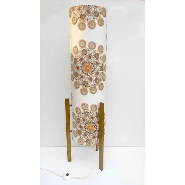 Bruno Munari Italian Cardboard and Fabric Flower Floor Lamp by Bruno Munari, 1960s For Sale - Image 4 of 9