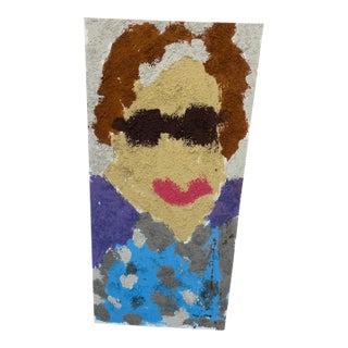 Painting of a Typical Miami Beach Lady For Sale