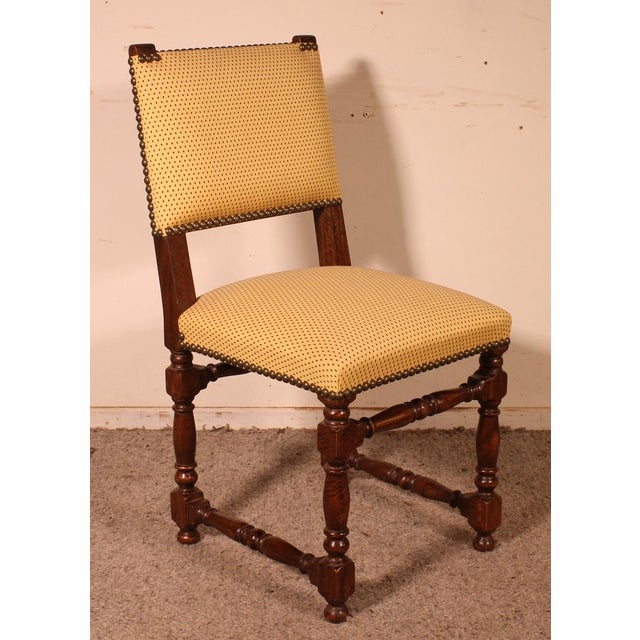 Set of Louis XIII Chairs in Walnut For Sale - Image 9 of 13