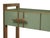 Not Yet Made - Made To Order Green Murano Glass Console Table with Brass Handles and Legs from Justfurnituress SRL For Sale - Image 5 of 7