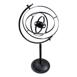 Mid 20th Century Iron Armillary Sphere For Sale