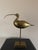 Vintage Brass Bird Sculpture For Sale - Image 4 of 4