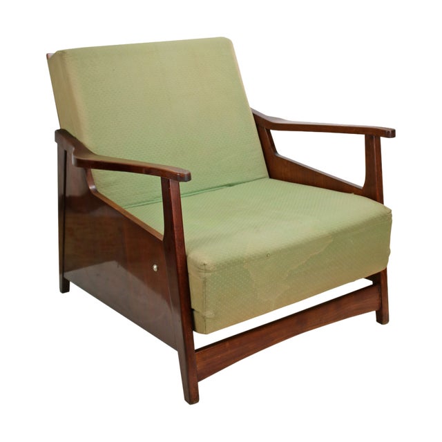 Vintage Convertible Armchair, 1952 For Sale