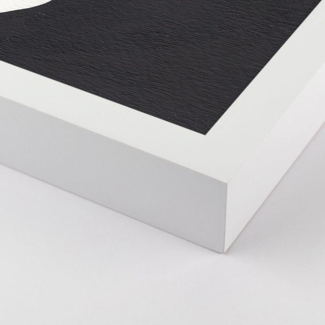 Contemporary Moon Pie Diptych by Willa Heart in White Frame, XS Art Print For Sale - Image 3 of 4