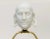 2020s Benjamin Franklin Head Bust Lamp Finial on Bronze Hardware For Sale - Image 5 of 6