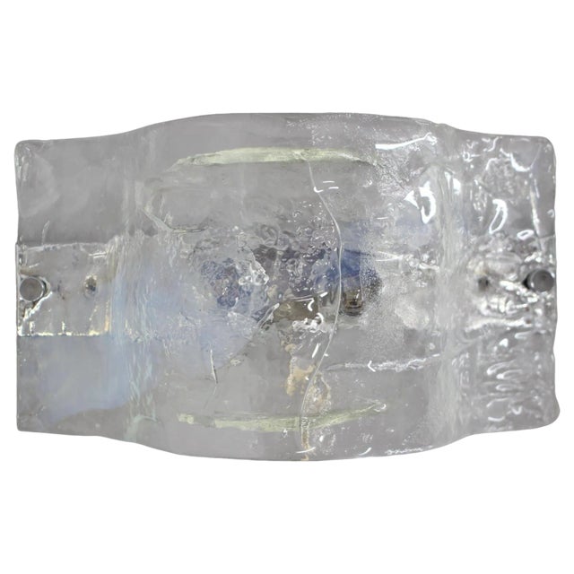 Murano Glass Wall Light, Italy, 1970s For Sale