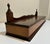 Victorian Antique Mahogany Wood Dresser Box - Serpentine Crest & Finials - 28” English For Sale - Image 3 of 12