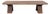 Restoration Hardware Oak Brule Live Edge Coffee Table For Sale