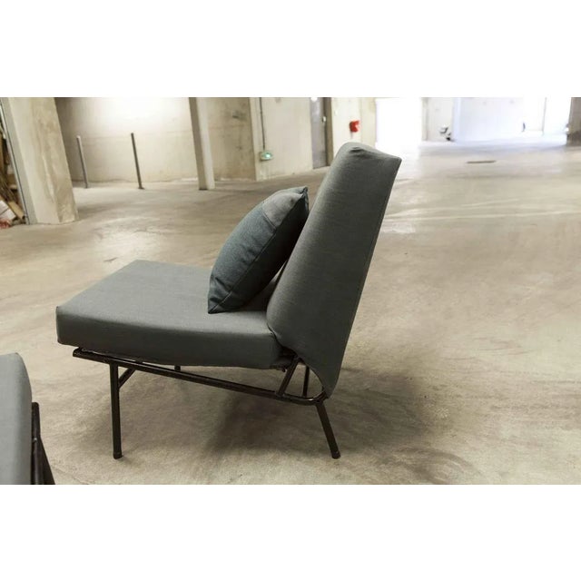 Bench, 2 seater sofa, 2 armless or g10 design by Pierre Guariche for Airborne. Both Drivers can be assembled by two bolts...
