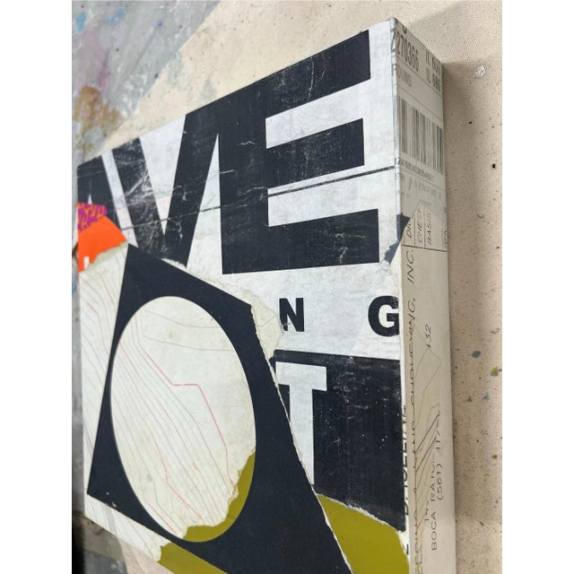 William Finlayson Jr. Original Abstract Mixed Media Painting “Behave” 2022 For Sale In West Palm - Image 6 of 7