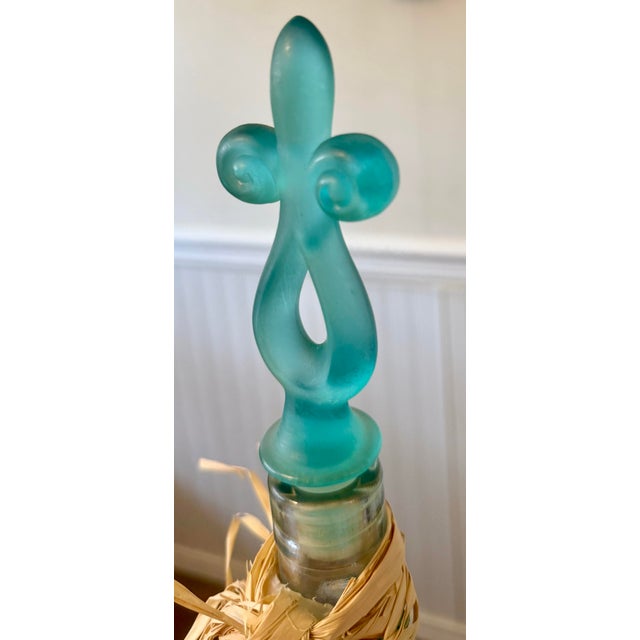 Twisted Spiral Botero Wine Bottle and Wine Chiller For Sale - Image 11 of 12